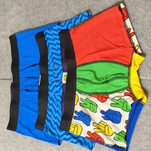 MeUndies Pattern Trunk Briefs Underwear Mens Size Medium Lot Of 3 NWOT